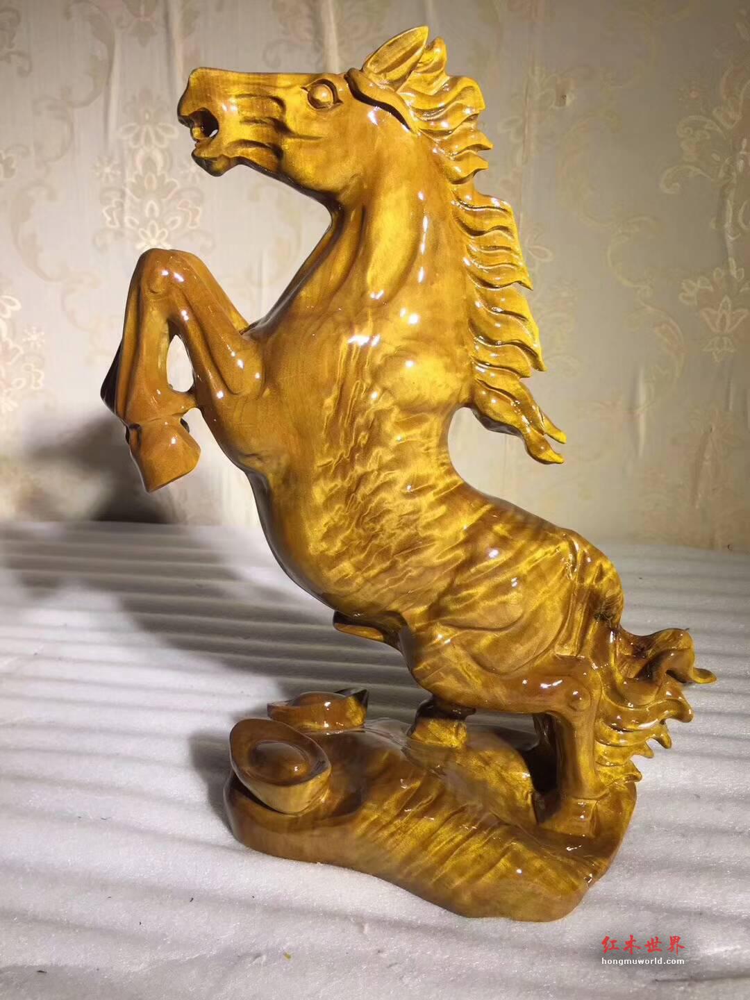 小叶桢楠根雕《立马》精美大气寓意吉祥送礼首选-1