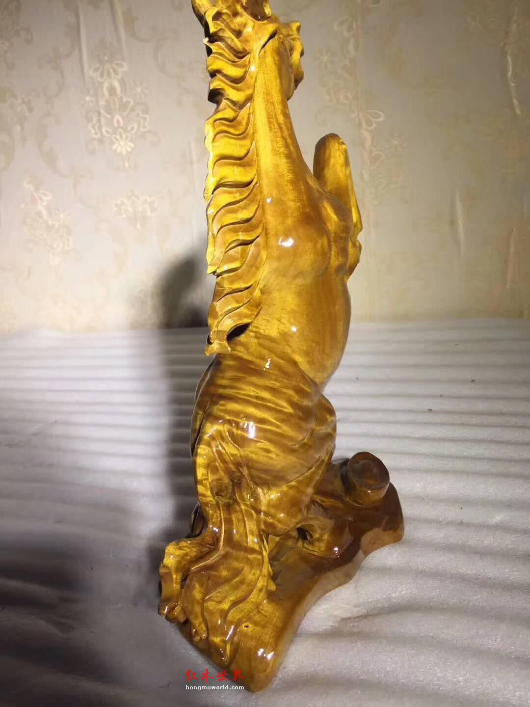 小叶桢楠根雕《立马》精美大气寓意吉祥送礼首选-7