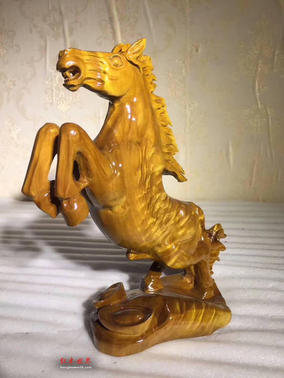 小叶桢楠根雕《立马》精美大气寓意吉祥送礼首选-9