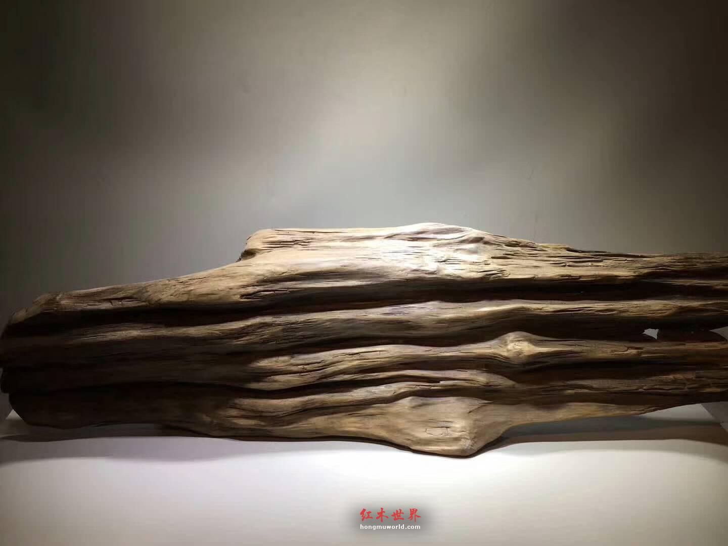 古阴沉木雕件系列之《古门》 颜色造型展现沉厚内涵-7