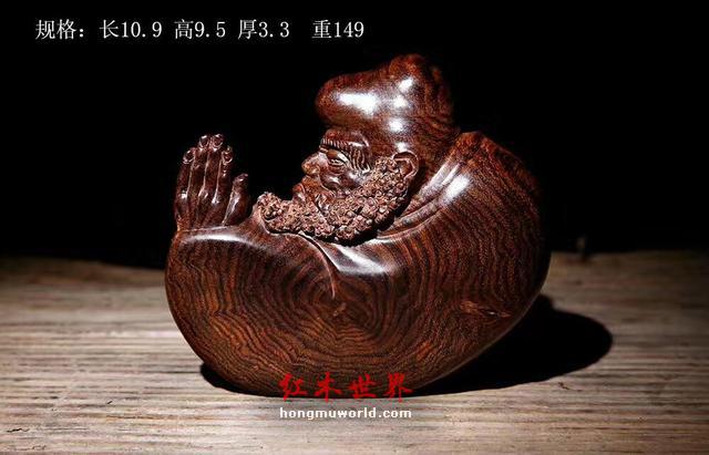 谁说高仿就不值钱的，它是海南黄花梨的替代木材，堪称价值不菲！-12