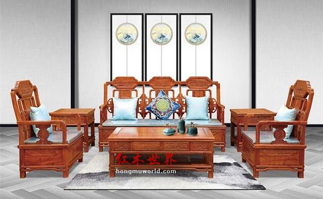 红木家具这么搭配，软装公司设计师都赞誉有加！-2