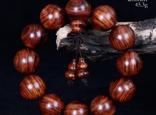 海南黄花梨20MM 手串男士手链 海黄手串 精品好纹