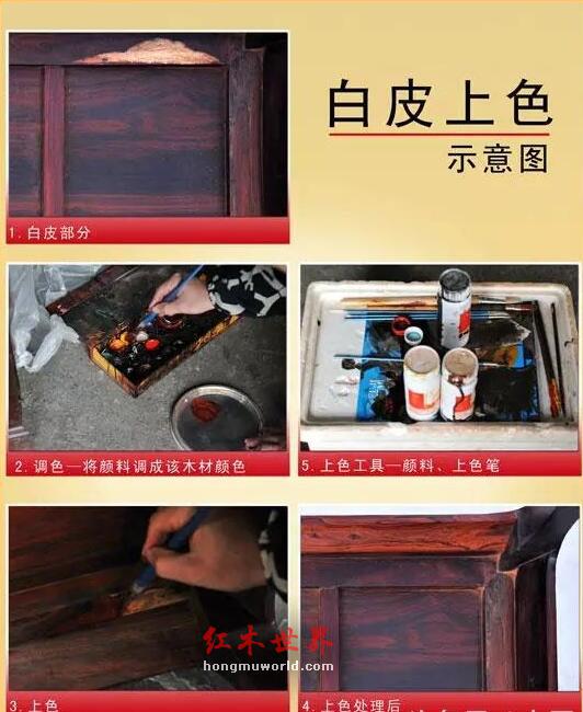红木造假又创新——“碳化”，白皮分分钟变红木！-4