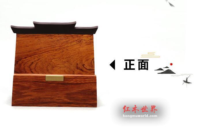 创意木质名片座 展会赠送礼品高档礼品定制logo-2