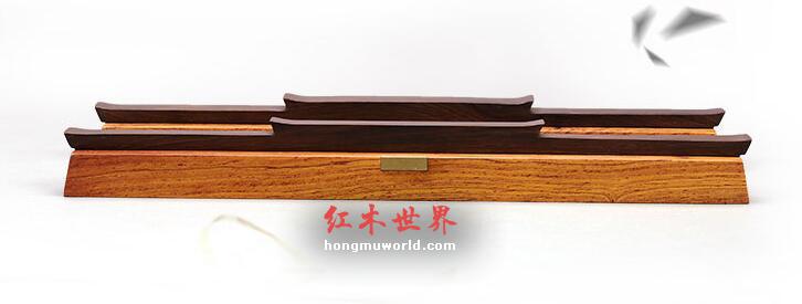 酸枝木中国风商务礼品 实木镇纸 房地产送客户礼品定制-1