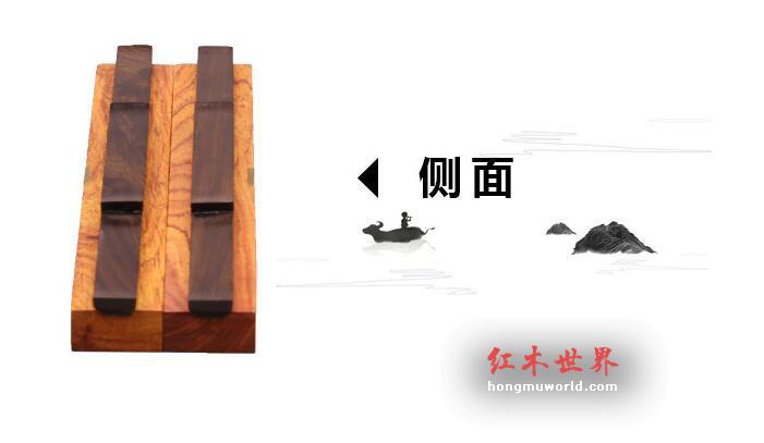 酸枝木中国风商务礼品 实木镇纸 房地产送客户礼品定制-4