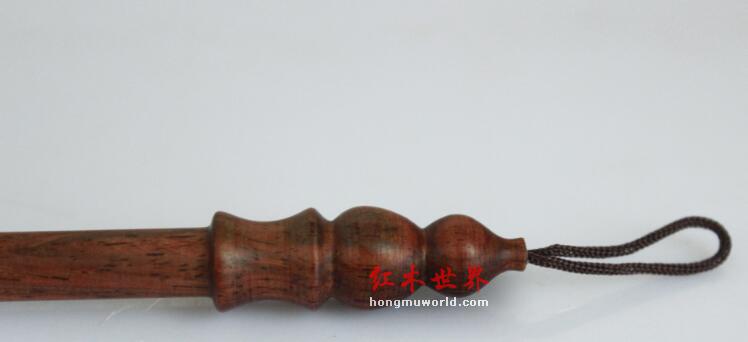红酸枝毛笔-6