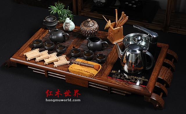 鸡翅木茶盘如何保养？-1