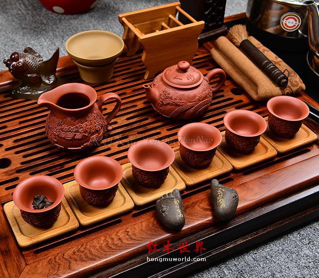 鸡翅木茶盘如何保养？-2