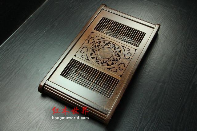 鸡翅木茶盘如何保养？-4