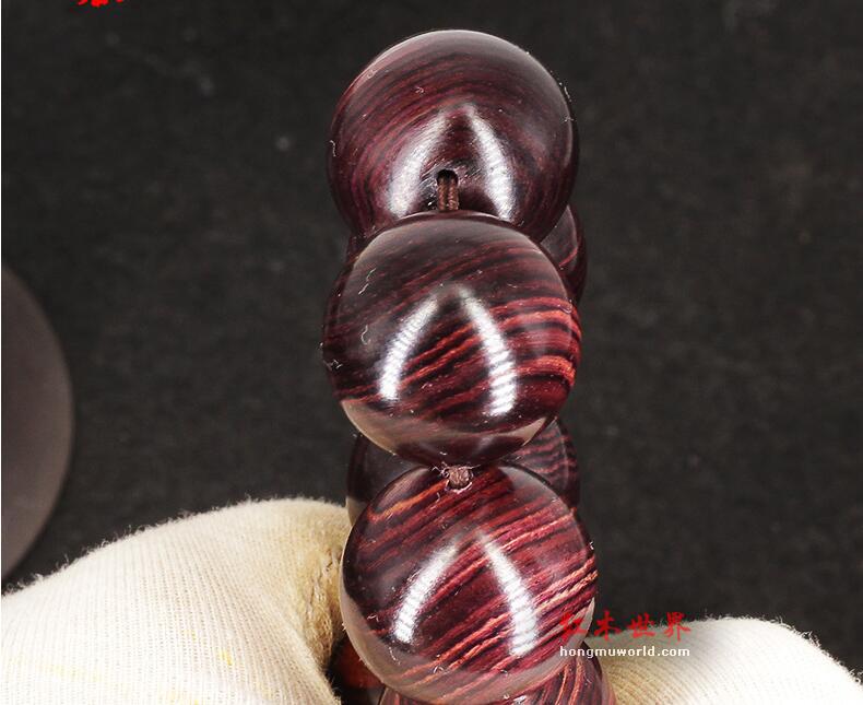 紫花梨手串2.0佛珠念珠 木质文玩礼品-4