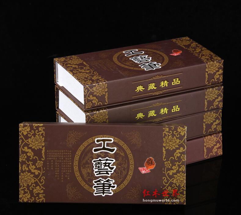 千年阴沉金丝楠木老料钢笔圆珠笔木质铅笔双用款配礼盒-2