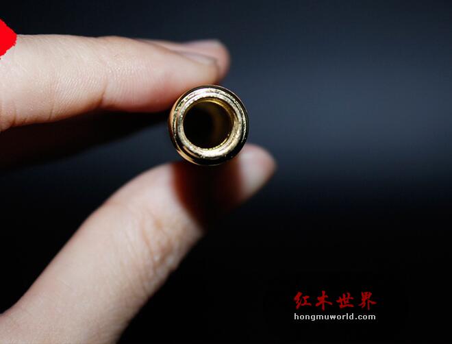 海南黄花梨圆珠笔钢笔二用 办公钢笔商务礼品-8