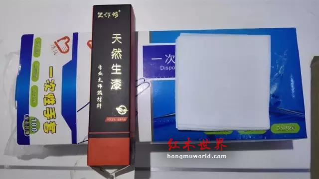 涨知识：红木生漆的效果演示-1