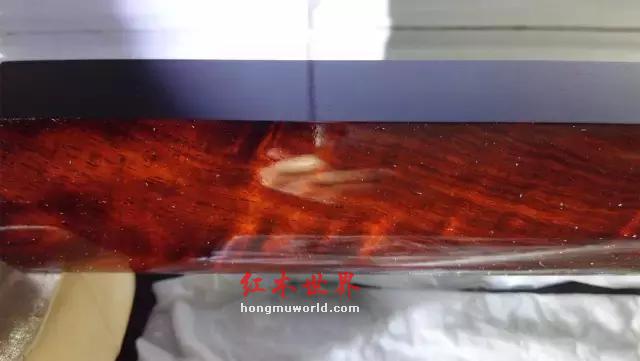 涨知识：红木生漆的效果演示-8