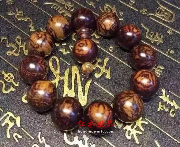 这种假海南黄花梨手串，老司机都要中招！-6