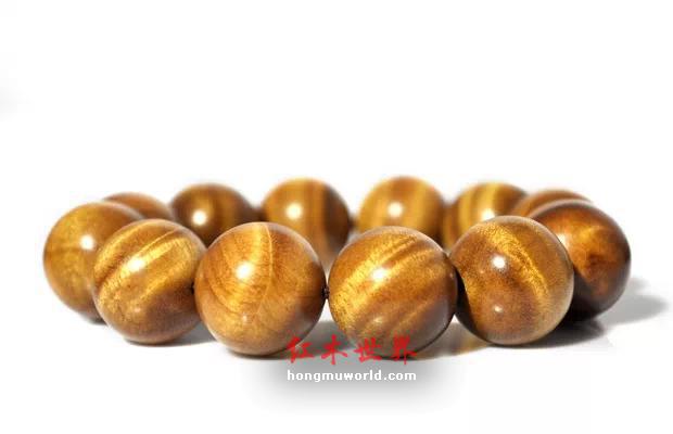 干货！老料金丝楠手串的盘养方法-4