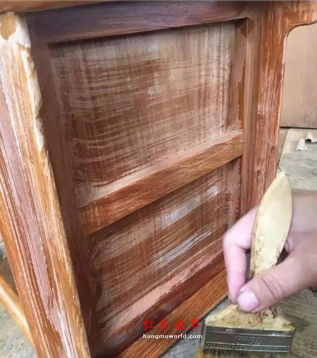 红木烫蜡、擦蜡、打蜡、煮蜡的天壤之别！-2