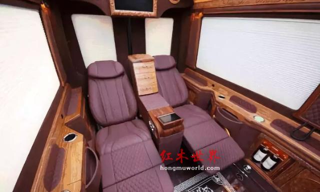 红木豪车你见过没？全缅甸花梨内饰 精美奢华！-2