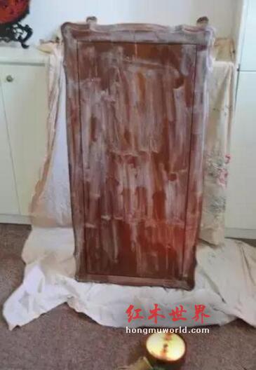 手把手教你给红木家具做烫蜡保养-7
