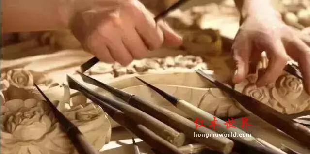 红木界里最经典的雕法-1
