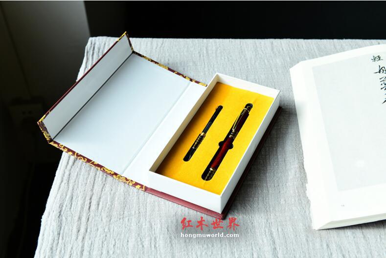 办公用品印度小叶紫檀钢笔-7