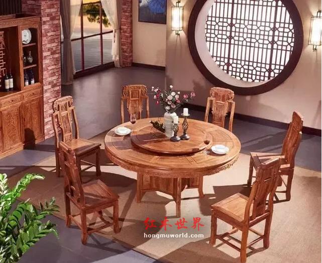 红木餐桌这样摆放，才能让你越吃越富有-1