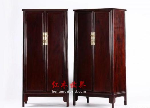 简约而不简单的典型明式家具圆角柜-1