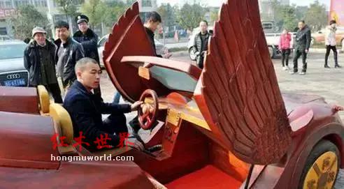 红木造跑车，黄花梨当凉席……太奢侈了！-6