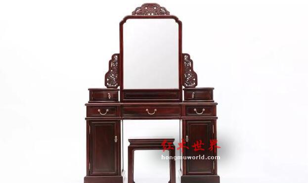 红木家具中的镜台与梳妆台的区别-5
