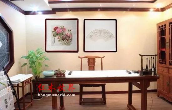 原来红木家具与字画的搭配如此大有讲究！-4